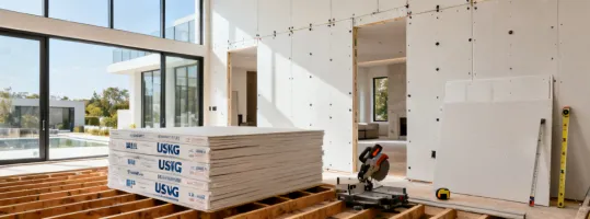 USG residential drywall for custom homes and multi-family